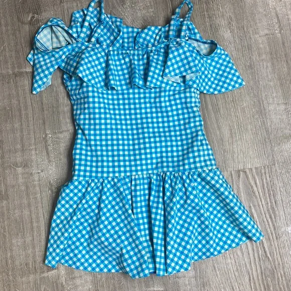 Pinup cold shoulder bathing suit - Picture 6 of 6